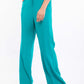 Rayon-Tencel Wide-Leg Pants