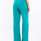 Rayon-Tencel Wide-Leg Pants