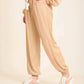 Elastic Waist with Drawstring Solid Sweatpants