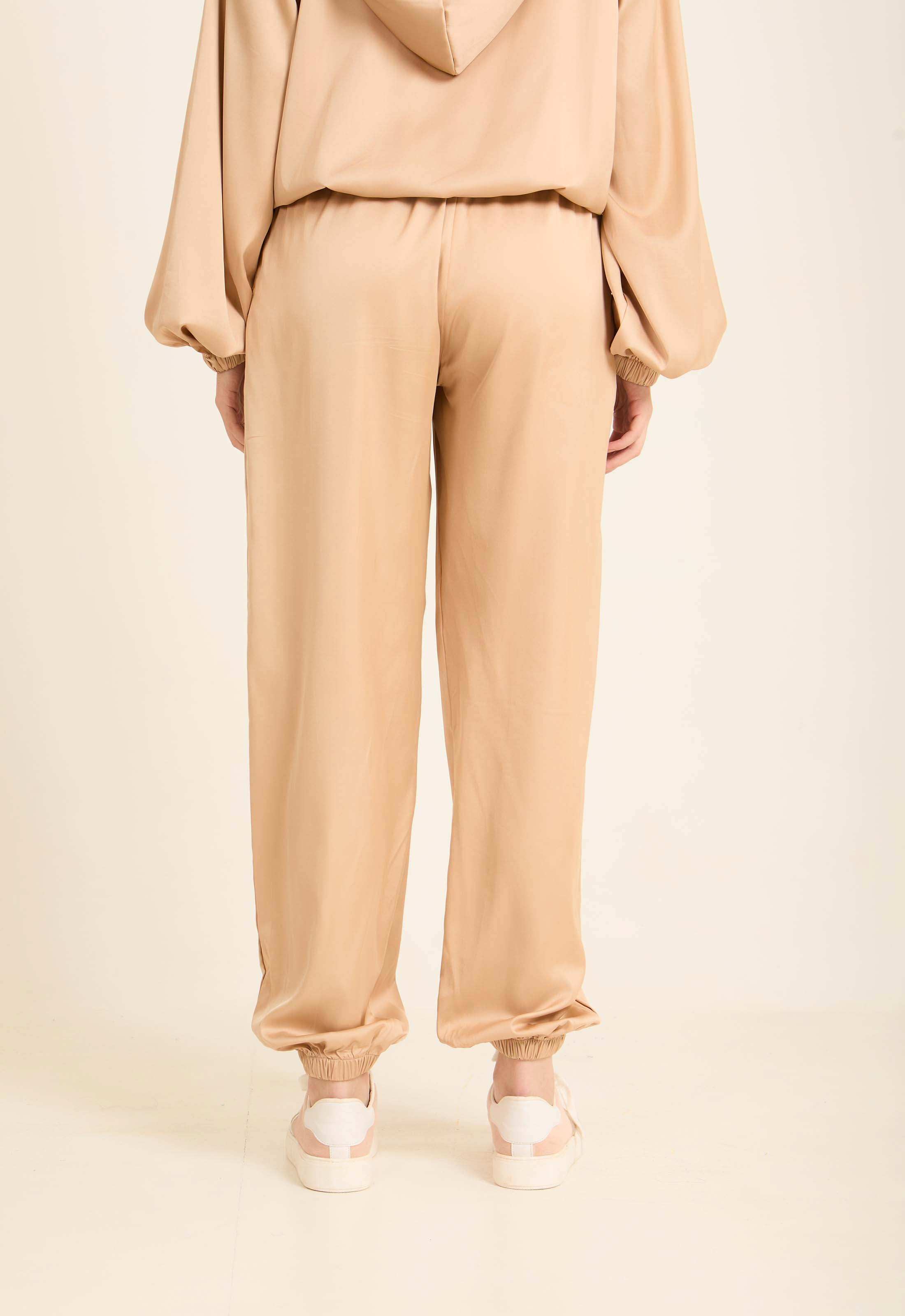 Elastic Waist with Drawstring Solid Sweatpants
