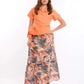 Multicolor Zebra Pattern Summer Skirt