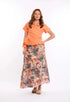 Multicolor Zebra Pattern Summer Skirt