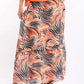 Multicolor Zebra Pattern Summer Skirt