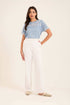 Classic Straight-Leg Linen Pants