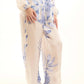 Relaxed Floral Straight-Leg Pants
