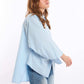 Oversized Shirt with Wide Sleeves