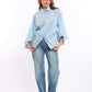 Oversized Shirt with Wide Sleeves