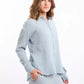 Textured Cotton Shirt with Front Pockets