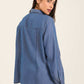 Embroidered-Collar Viscose Shirt