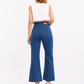 Sailor-Button Straight Pants