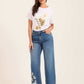 Wide-Leg Jeans with Stylish Details