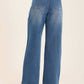 Wide-Leg Jeans with Stylish Details
