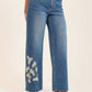 Wide-Leg Jeans with Stylish Details