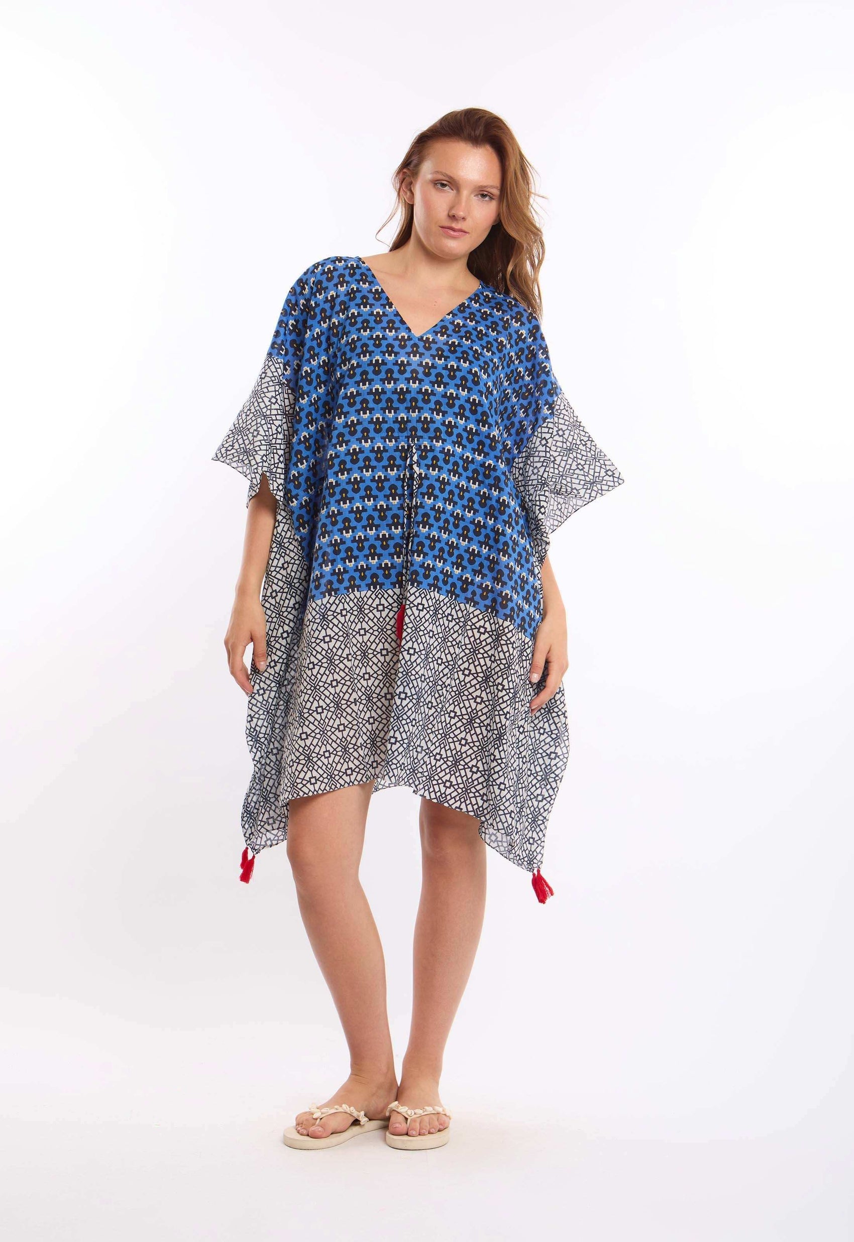 Women Cache Maillot Multicolor