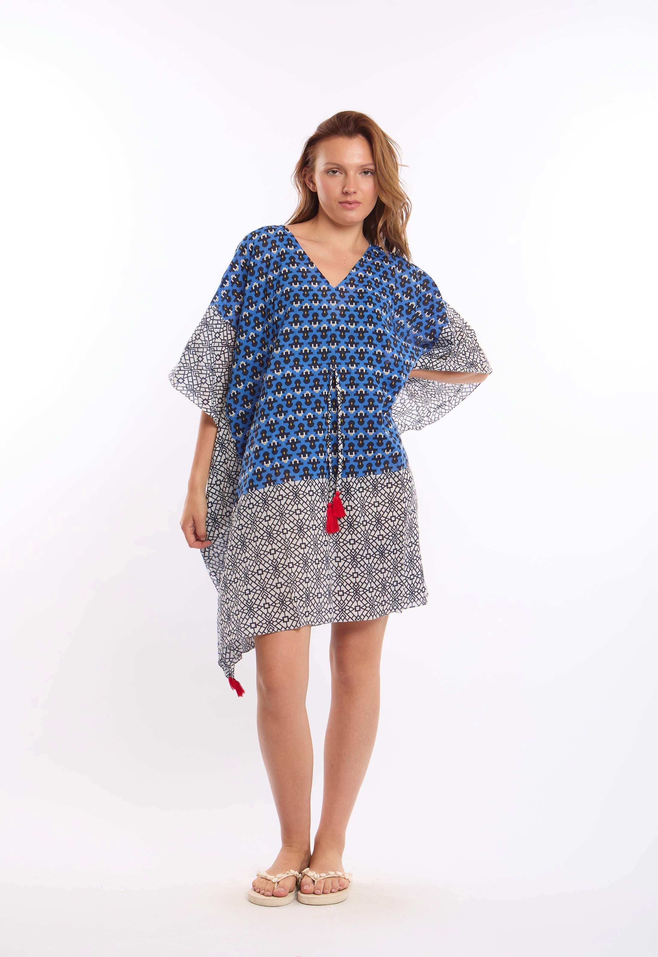 Women Cache Maillot Multicolor