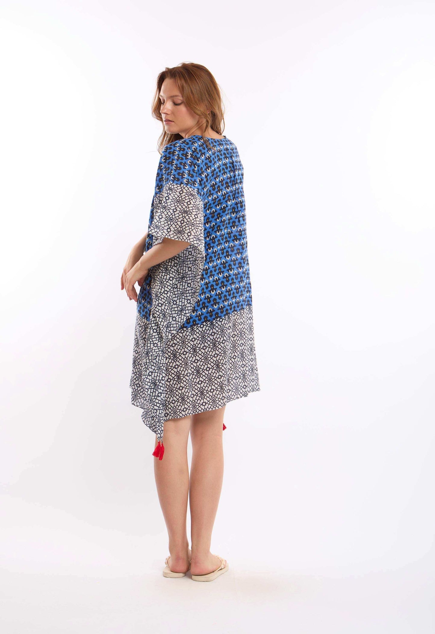 Women Cache Maillot Multicolor