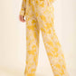 Floral Long Sleeves Comfy Pajama Set