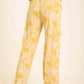 Floral Long Sleeves Comfy Pajama Set