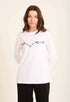 Front Stitches Long Sleeves Tee