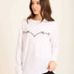 Front Stitches Long Sleeves Tee