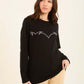 Front Stitches Long Sleeves Tee