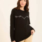 Front Stitches Long Sleeves Tee