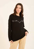 Front Stitches Long Sleeves Tee