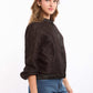 Textured Jacquard Button-Up Shirt