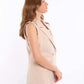 Sleeveless Solid Buttoned Formal Vest