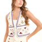 Embroidered Geometric Boho-Style Vest