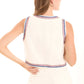 Embroidered Geometric Boho-Style Vest