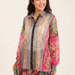 Baroque-Inspired Satin Blouse