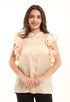 Elegant Pleated Sleeveless Blouse