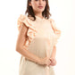Elegant Pleated Sleeveless Blouse