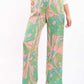 Wide-Leg Pants with Artistic Print