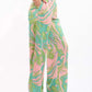 Wide-Leg Pants with Artistic Print