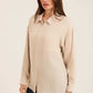 Textured Cotton Shirt with Front Pockets