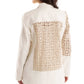 Lace Panel Tailored Blazer