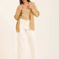 Embellished Cotton Jeans with Tapered Fit