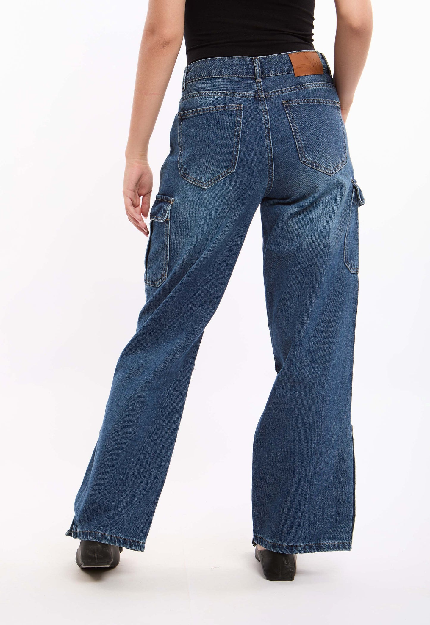 Utility Cargo Jeans with a Modern Fit