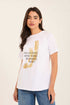 Printed Quote Short Sleeves Cotton Tee