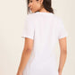 Printed Quote Short Sleeves Cotton Tee
