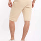 Textured Slip On Shorts with Pockets
