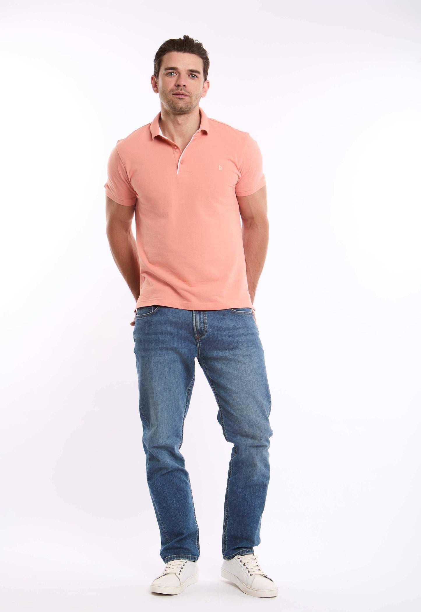 Short Sleeves Solid Polo Shirt