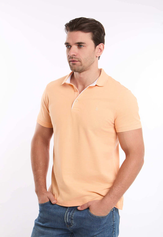 Short Sleeves Solid Polo Shirt