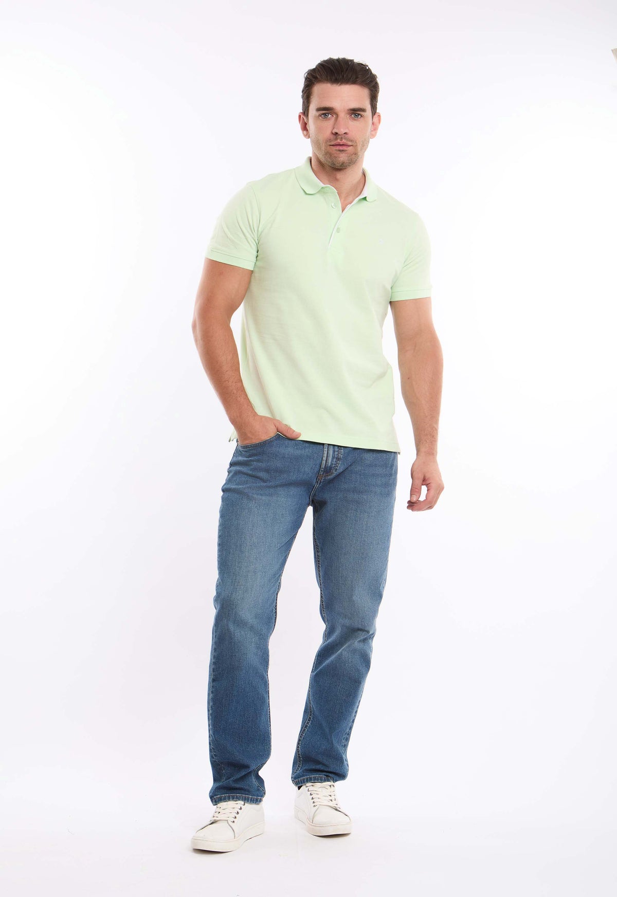 Men's Polo - Mint Green