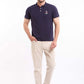 Pique Short Sleeves Buttoned Polo Shirt