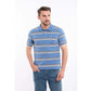 Striped Short Sleeves Elegant Polo Shirt