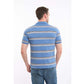 Striped Short Sleeves Elegant Polo Shirt