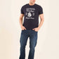 Slip On Comfy Tee with "Pacific Ocean" Print
